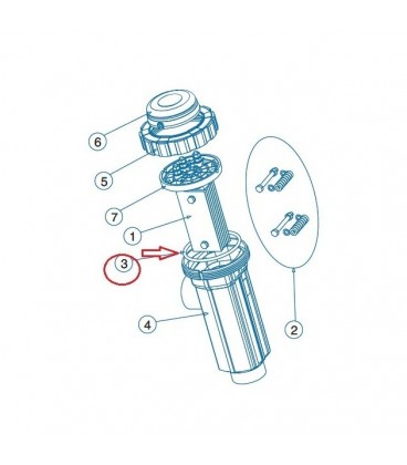 Junta EPDM Célula EGIS de IDEGIS. R-015-08