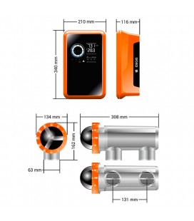 Electrolisis salina 30g/h CTRL. pH Tecno 2 IDEGIS. DT2-30PH 2