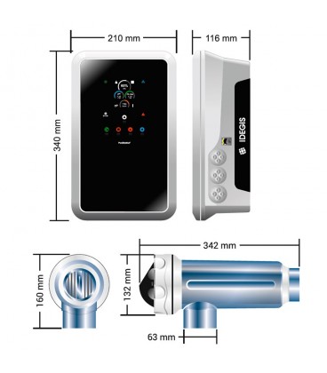Electrolisis salina 32g/h Domotic 2 IDEGIS. DOM2-32