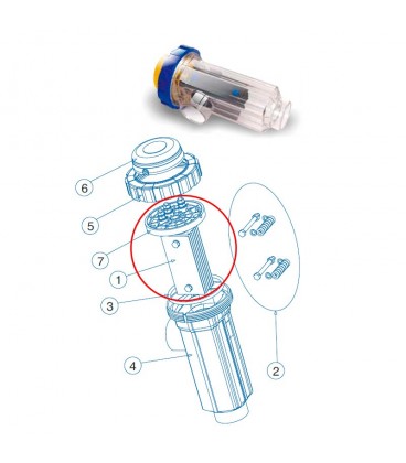 Electrodo célula DT12 IDEGIS. R-062