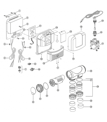 Electrodo eXO® iQ LS 18 Zodiac. R0635201 Electrodo eXO® iQ LS 18 Zodiac. R0635201