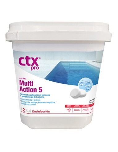 CTX 342 Multiacción 5 Cloro en tabletas. 75141