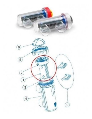 Electrodo célula E-Next / Advance 12 IDEGIS. 72329