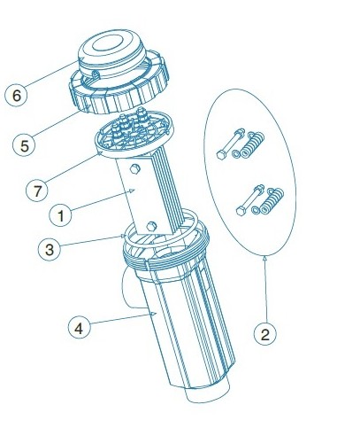 Soporte electrodos Idegis. R-015-05