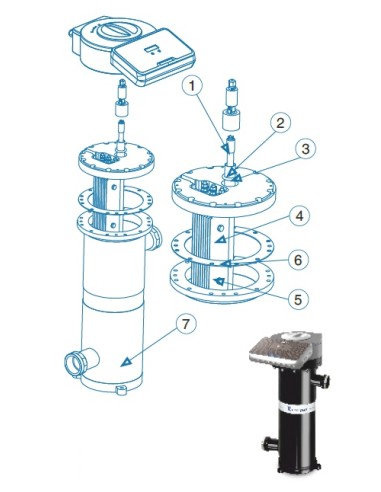 Repuesto electrodo NEO-12 Idegis. R-042