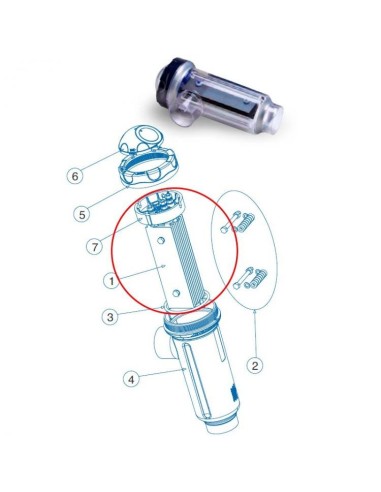 Electrodo célula DOM-12LS IDEGIS. R-058LS