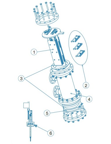 Célula Vaso D-80 LS IDEGIS. R-148 LS