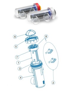 Electrodo célula DT30 IDEGIS. R-461